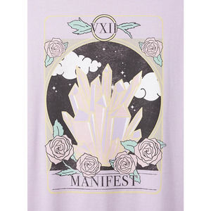 Torrid 4x NWT Everyday Tank Tee Crystals Manifest Witchy Lavender Purple